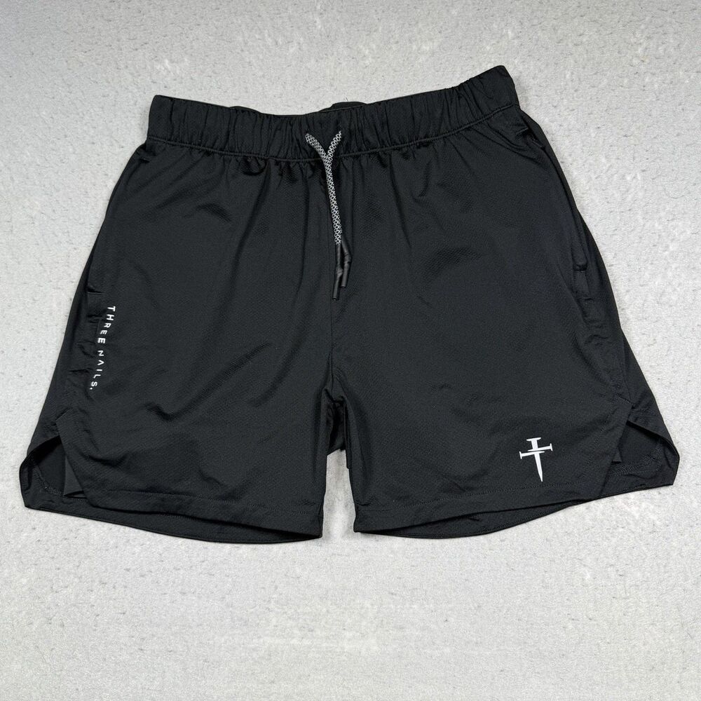 Three Nails Men's Pro Tech Liner Short 7”- Black
